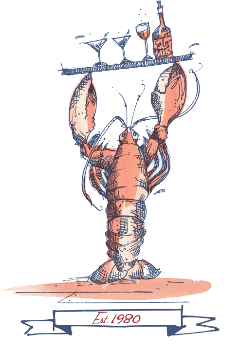 Lobster Image Lobster holding serving tray
