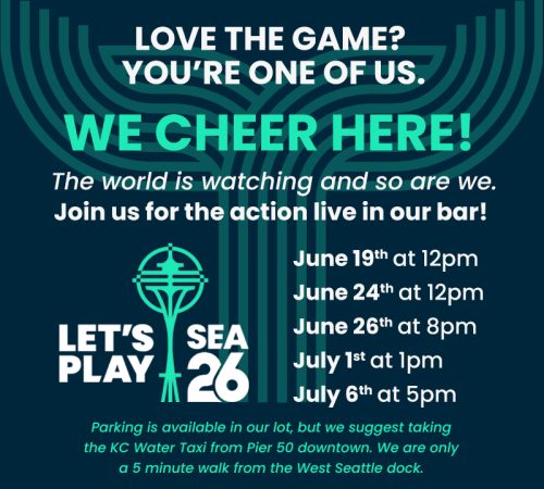 Watch the soccer tournament at Salty's on Alki Beach